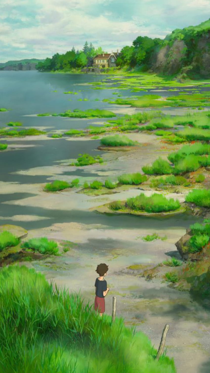 Studio Ghibli, Ghibli Watercolor HD phone wallpaper