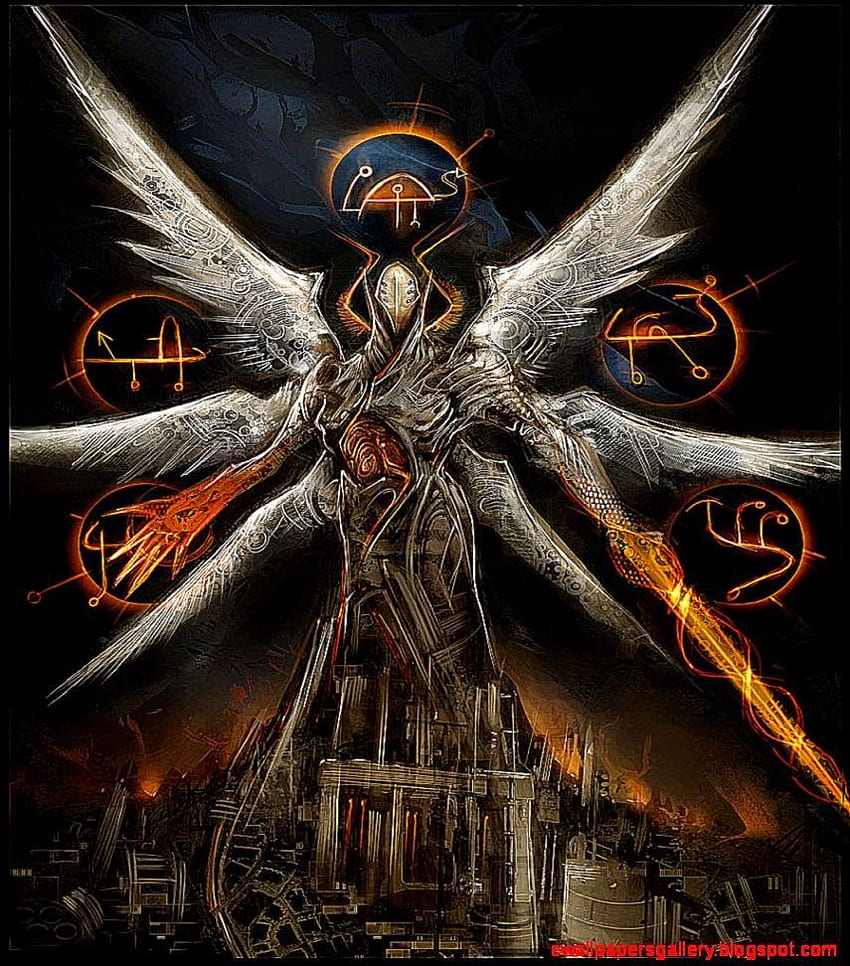 Fantasy Skull Angel Wings Artwork By Android Jones, Devil Skull HD phone wallpaper