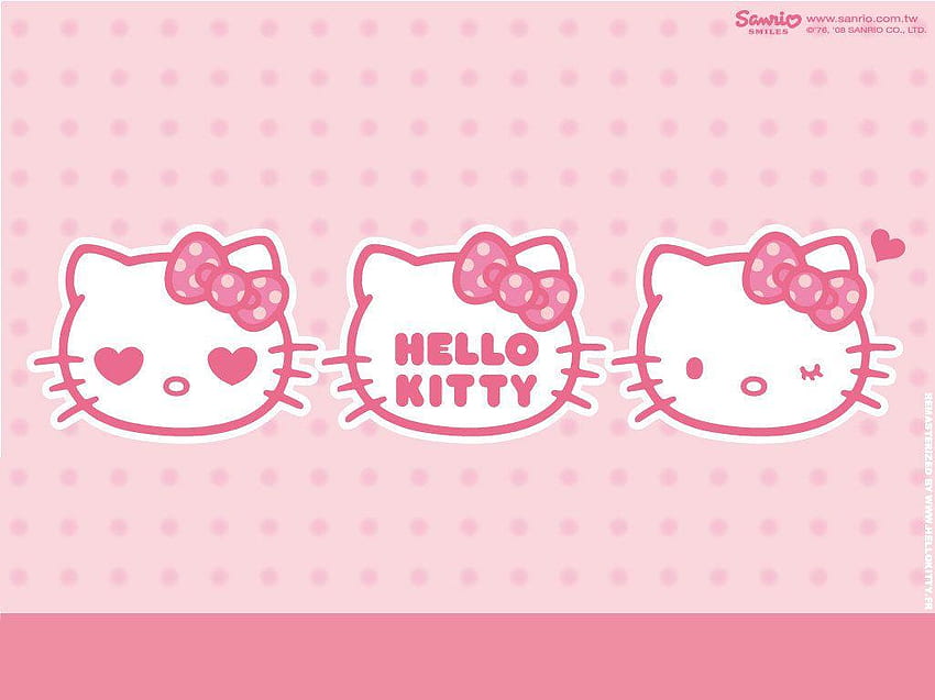 Fundo Hello Kitty para laptops, Pinki Lili papel de parede HD