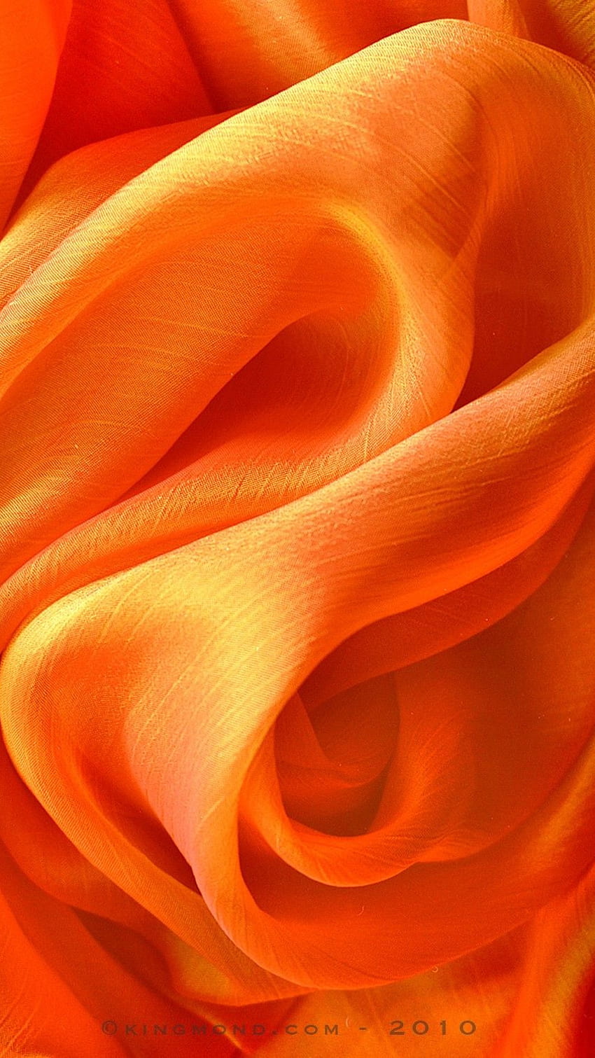 オレンジ色、オレンジ色のシルク、オレンジ色のシルク HD電話の壁紙