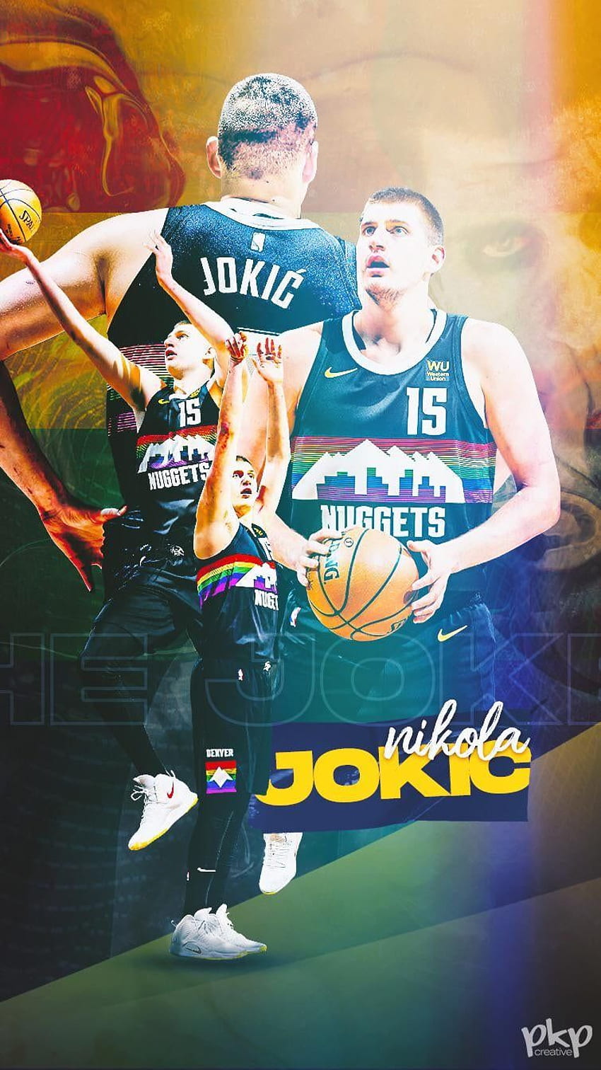 Jokic “The Joker” & โปสเตอร์: denvernuggets, Nikola Jokic วอลล์เปเปอร์โทรศัพท์ HD