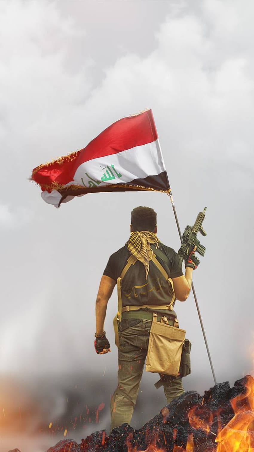 Bendera Irak wallpaper ponsel HD