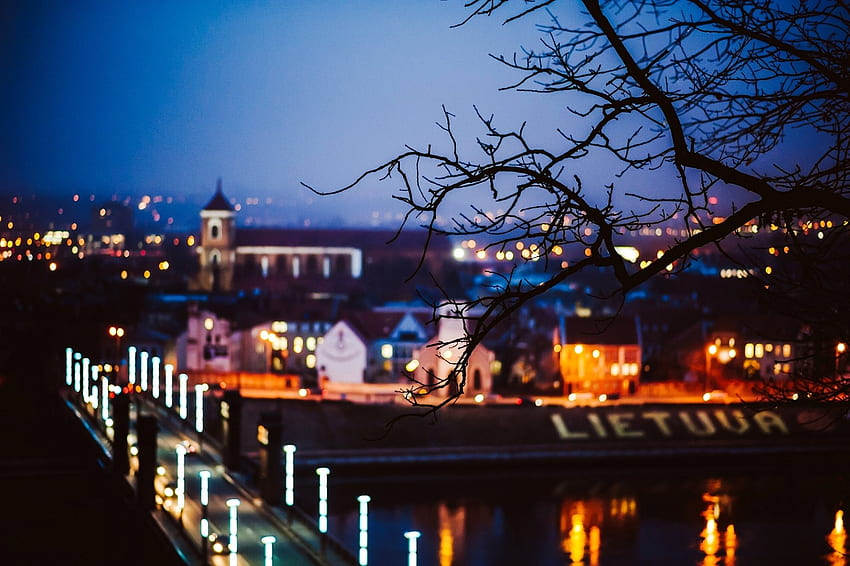 Kaunas und Hintergrund HD-Hintergrundbild