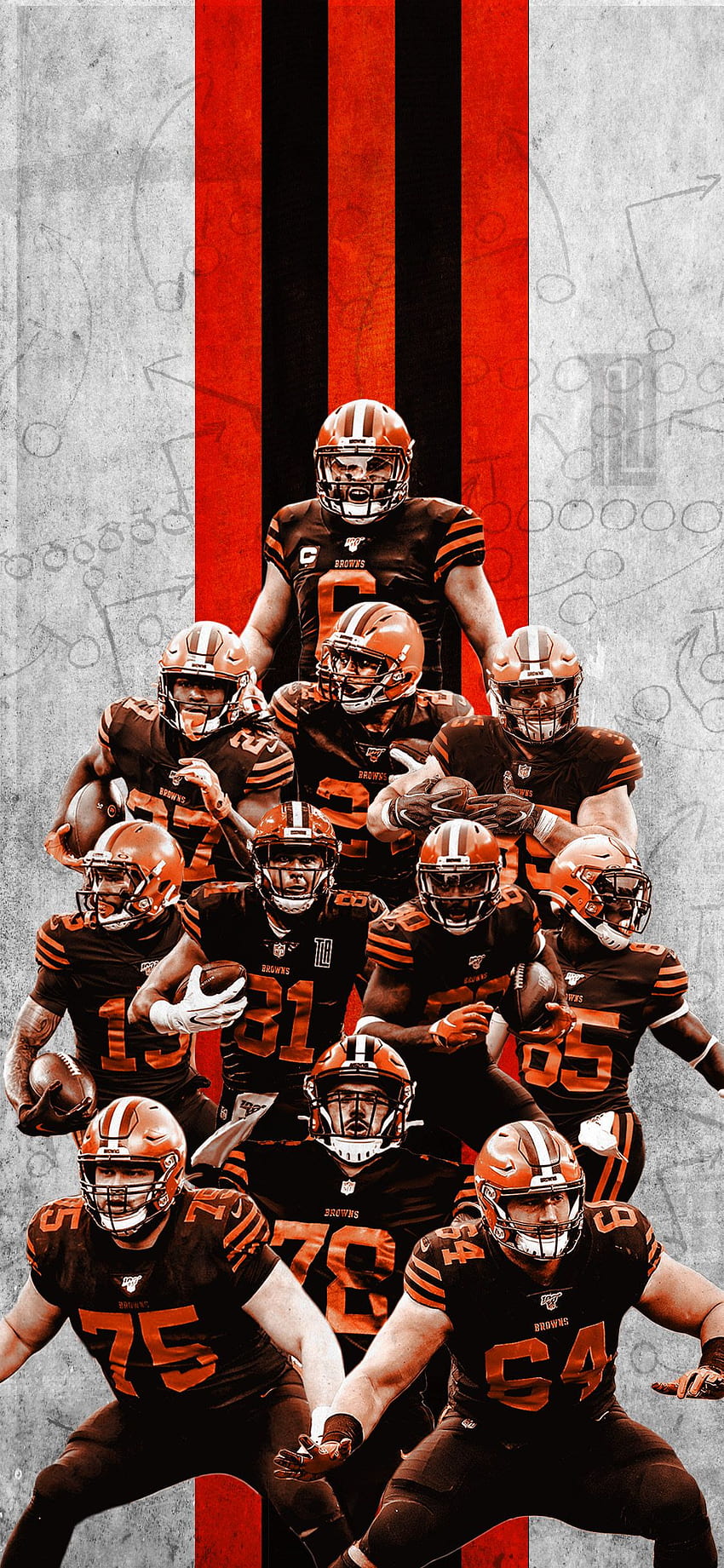 cleveland browns christmas wallpaper