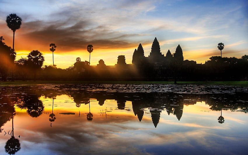 Świątynia Angkor Wat Kambodża - Angkor Wat Tapeta HD