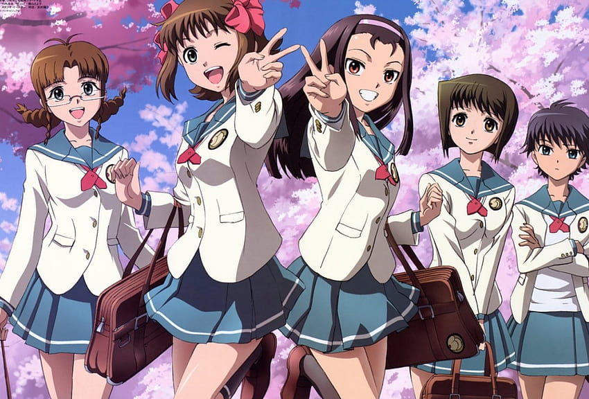 Idolmaster, Haruka, Makoto, Ritsuko, Iori, Anime, Idolmaster Xenoglossia, Yukiho HD-Hintergrundbild