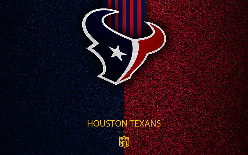 Houston Texans, futbol amerykański, logo, Houston w Teksasie Tapeta HD