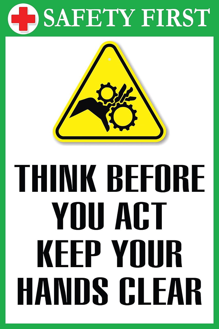 Safety Posters: hand safety slogans and poster, Safety First HD phone wallpaper