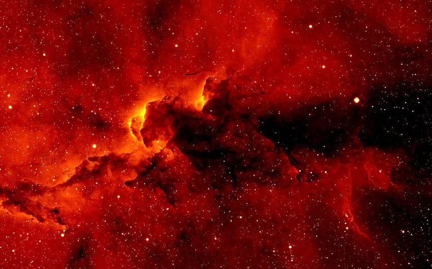 червена галактика пространство HD тапет