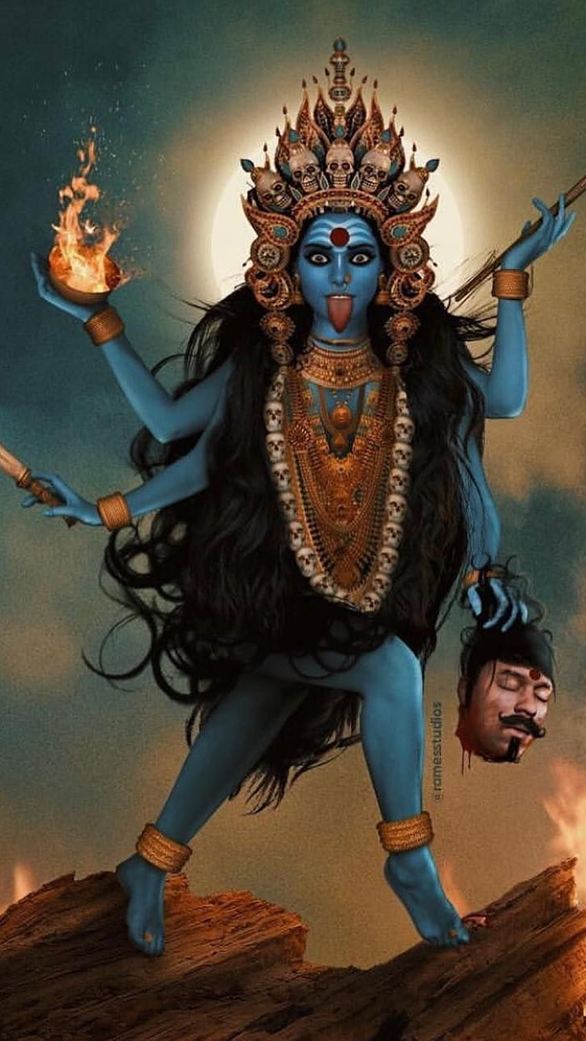 Goddess Maa Kali Angry . Angry Kali Maa , Angry Krishna HD ...