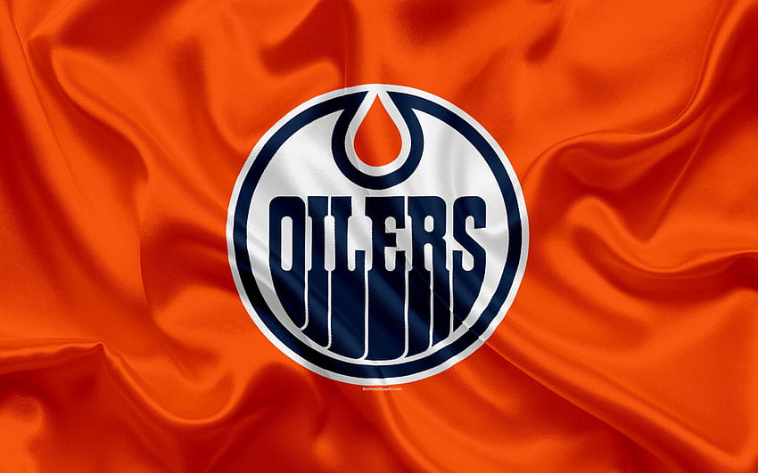 Edmonton Oilers, klub hoki, NHL, lambang, logo, Liga Hoki Nasional, hoki, Edmonton, Kanada untuk dengan resolusi . Kualitas tinggi Wallpaper HD