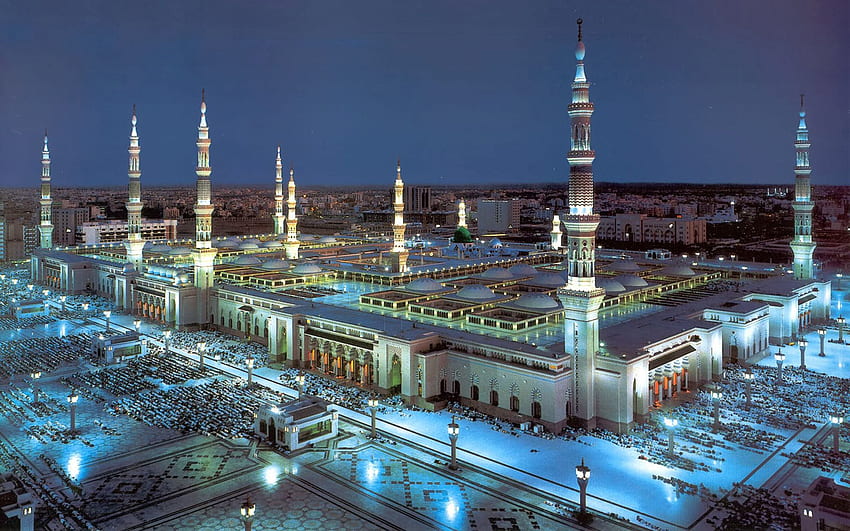 Masjid Terindah Di Dunia Masjid Al Nabawi Medinah, I Love Saudi Arabia Wallpaper HD