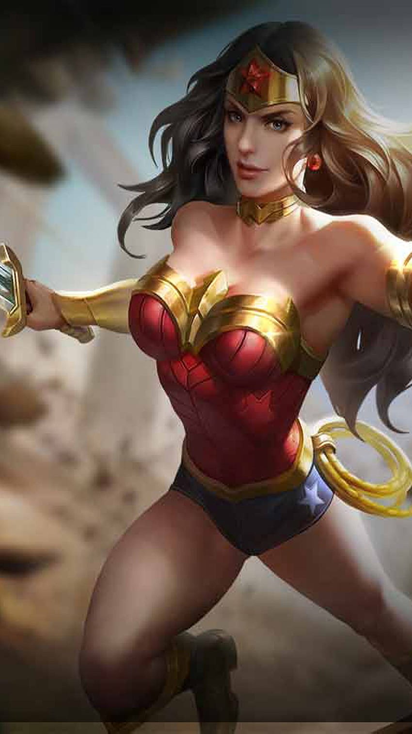 Wonder Woman Arena of Valor Ultra Mobile, Wonder Woman Android HD phone wallpaper