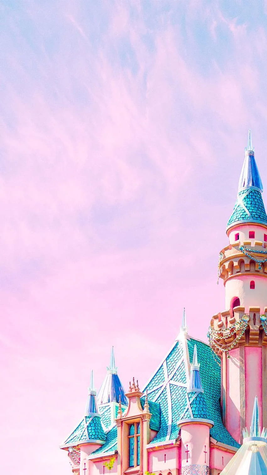 (736×1309). iphone disney, Disney, Disneyland, Castillo de la princesa rosa fondo de pantalla del teléfono