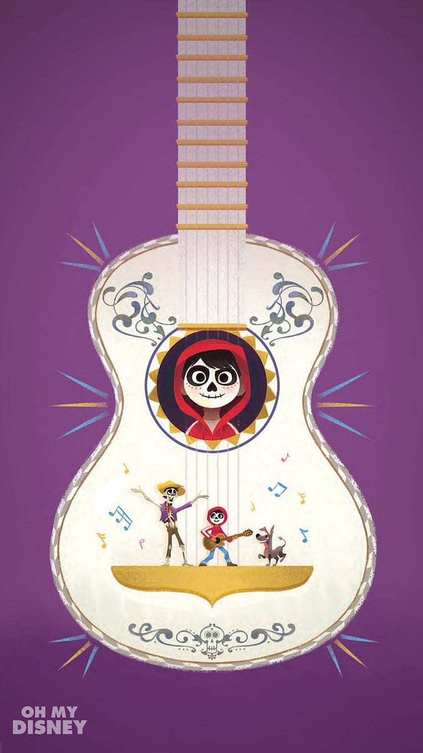 Disney Pixar: Coco อัปโหลด Coco Skull วอลล์เปเปอร์โทรศัพท์ HD