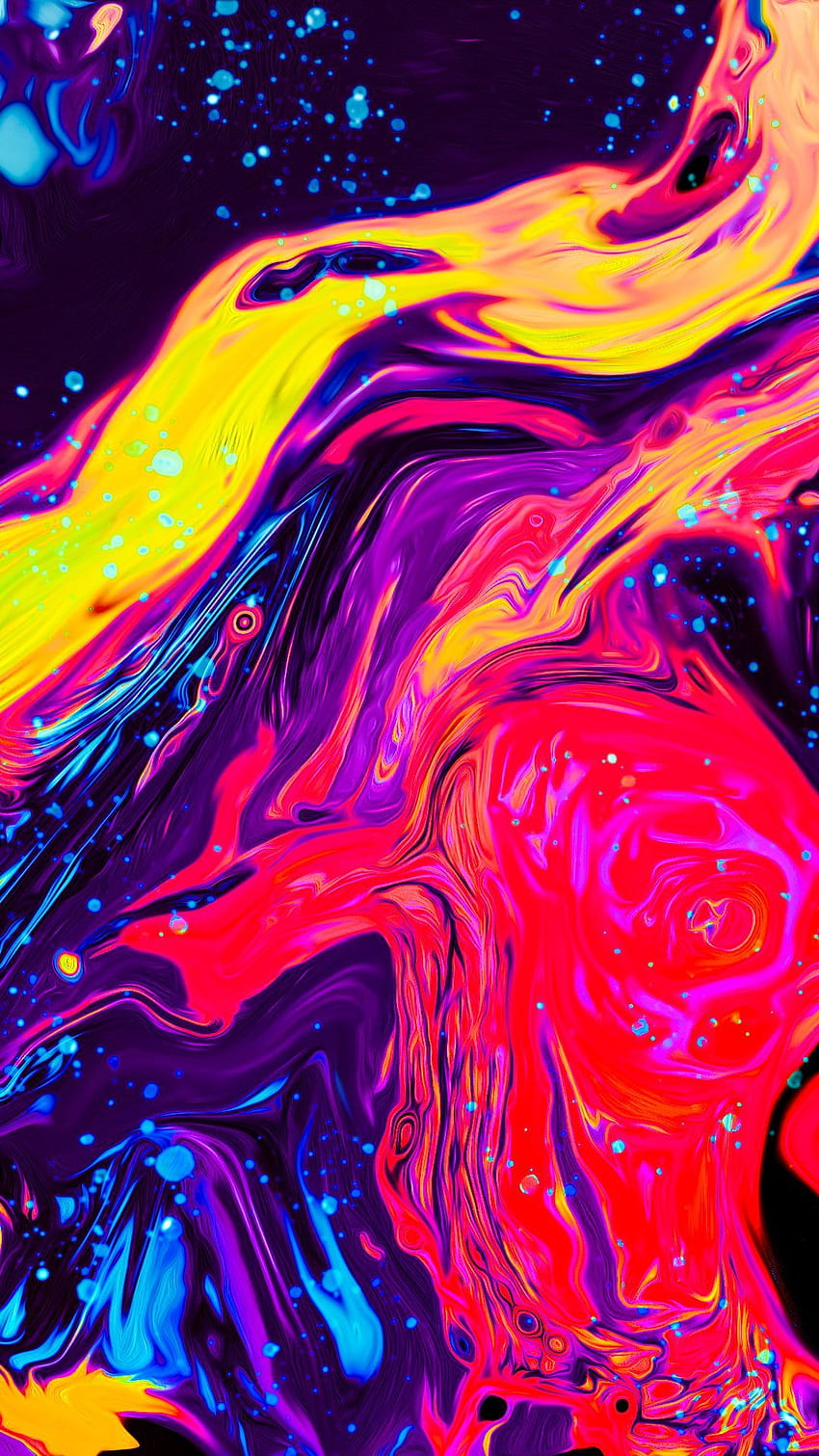 Liquid rainbow marbling art. Pop art , Art iphone, Glitch, Pink Pop Art HD phone wallpaper