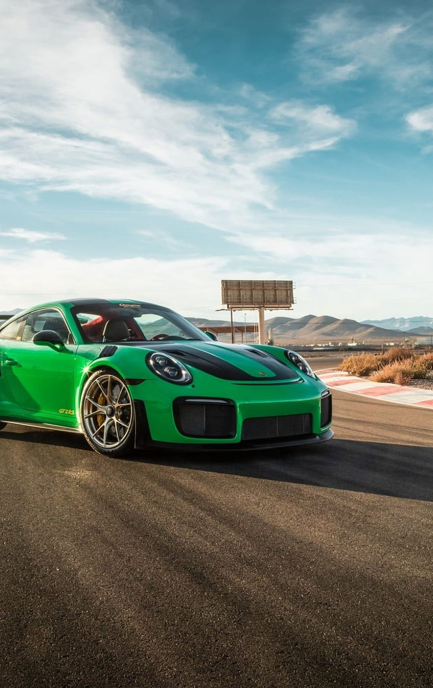 Green, On Road, Porsche 911 Gt3, Iphone 5, Iphone 5s, Iphone 5c, Ipod Touch, , Background, 17976 HD phone wallpaper