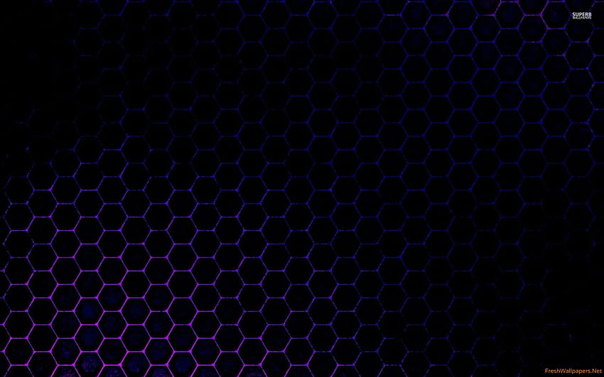 Purple gradient on the honeycomb HD wallpaper