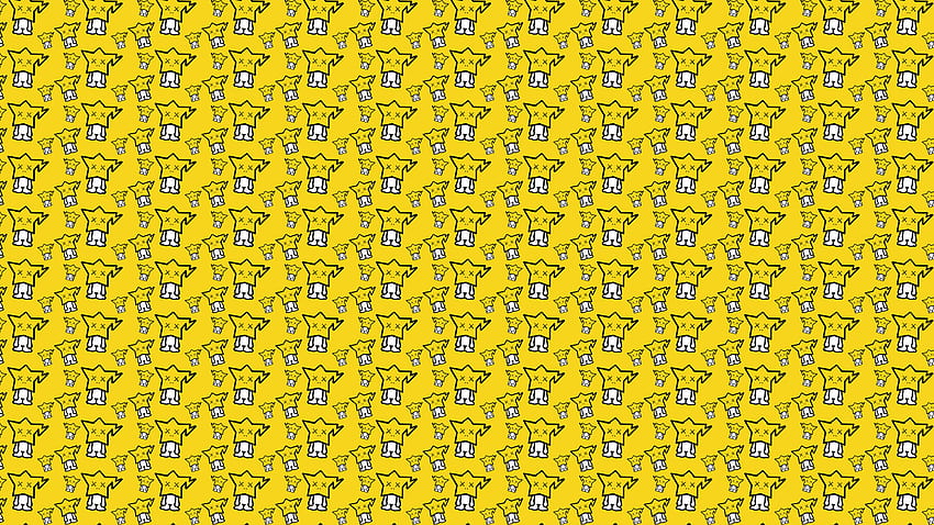 Yellow BAPE Camo, Yellow Aesthetic HD wallpaper