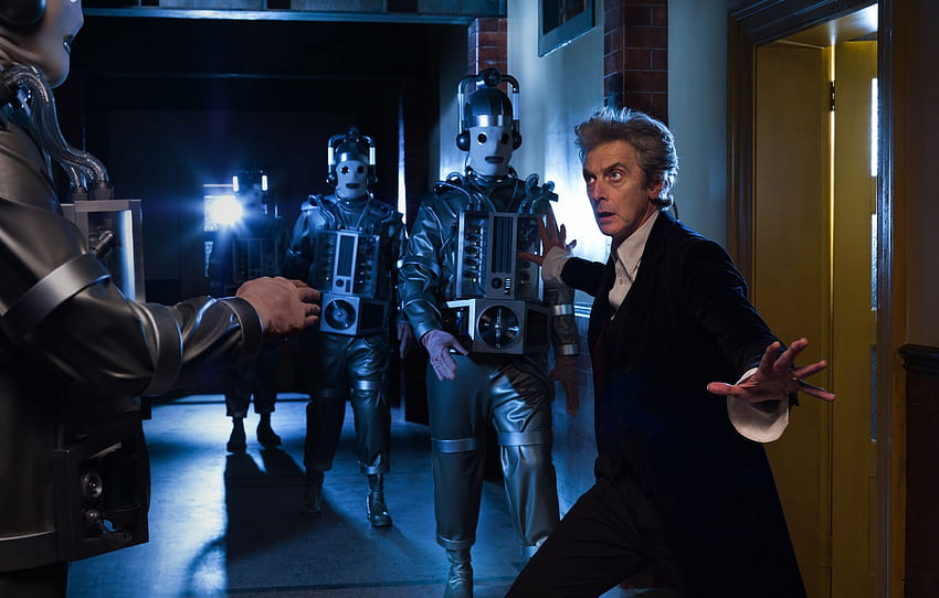 koridor, Doctor Who, Doctor Who, The Cybermen, Peter Capaldi, Peter Capaldi, Cybermen, The Twelfth Doctor, Twelfth Doctor for , bölüm фильмы HD duvar kağıdı