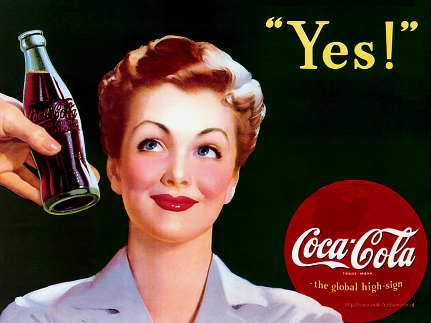 Coca Cola Classic, şeker, koka, kola, kadın HD duvar kağıdı