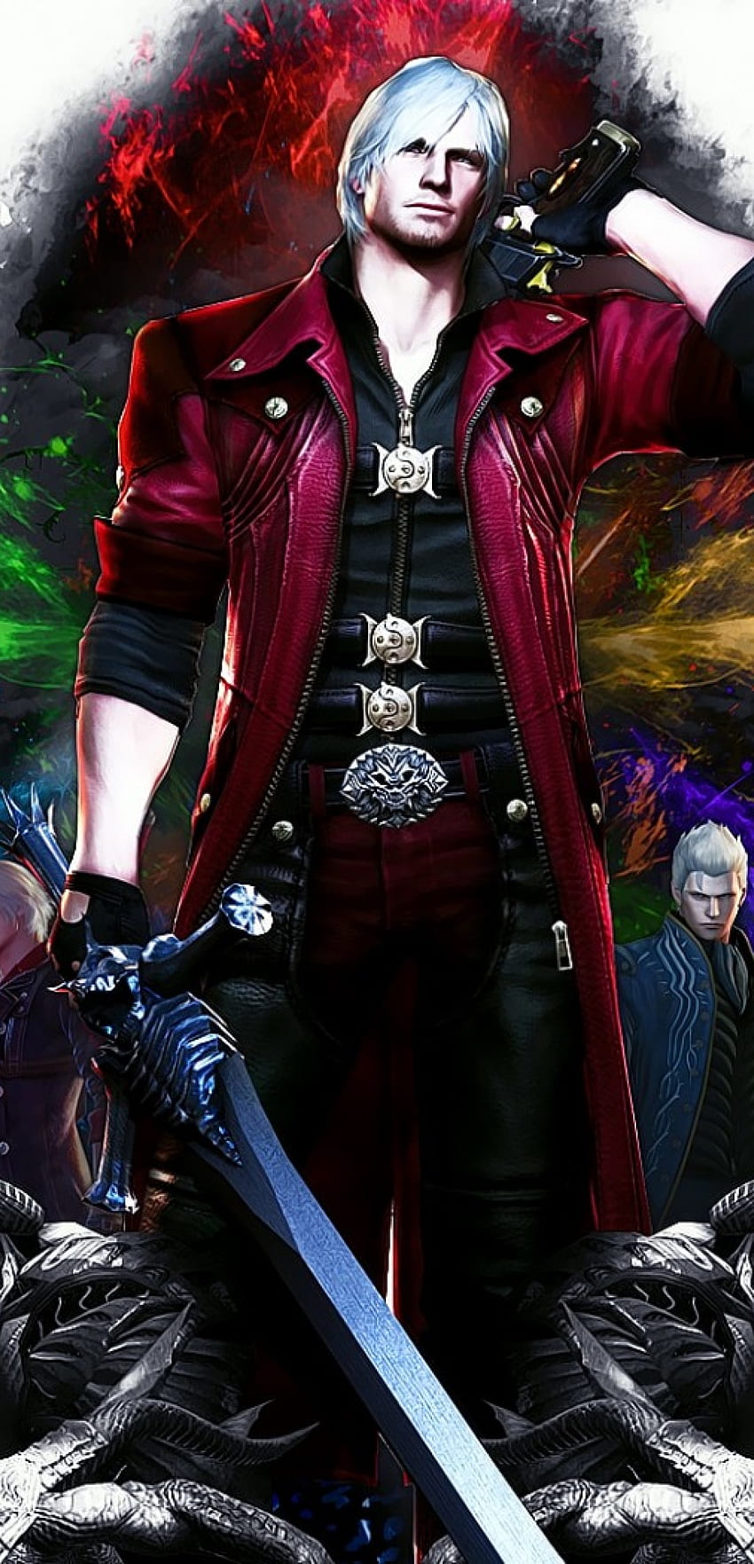 Devil May Cry 4, Özel Baskı, Dante Çözünürlük , Oyunlar , ve Arka Plan - Den, Devil May Cry 4 Dante HD telefon duvar kağıdı