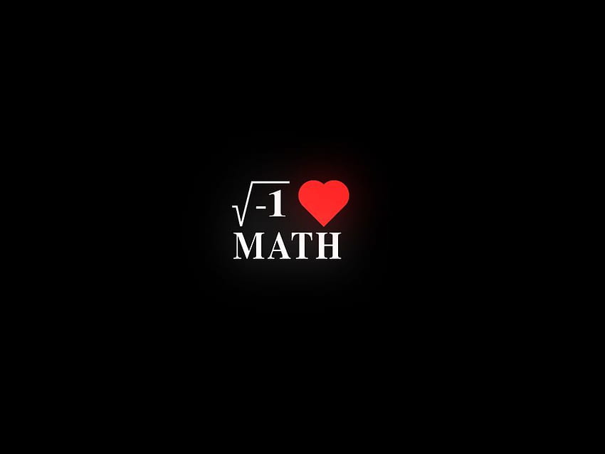 I Love Math, Aesthetic Math HD wallpaper