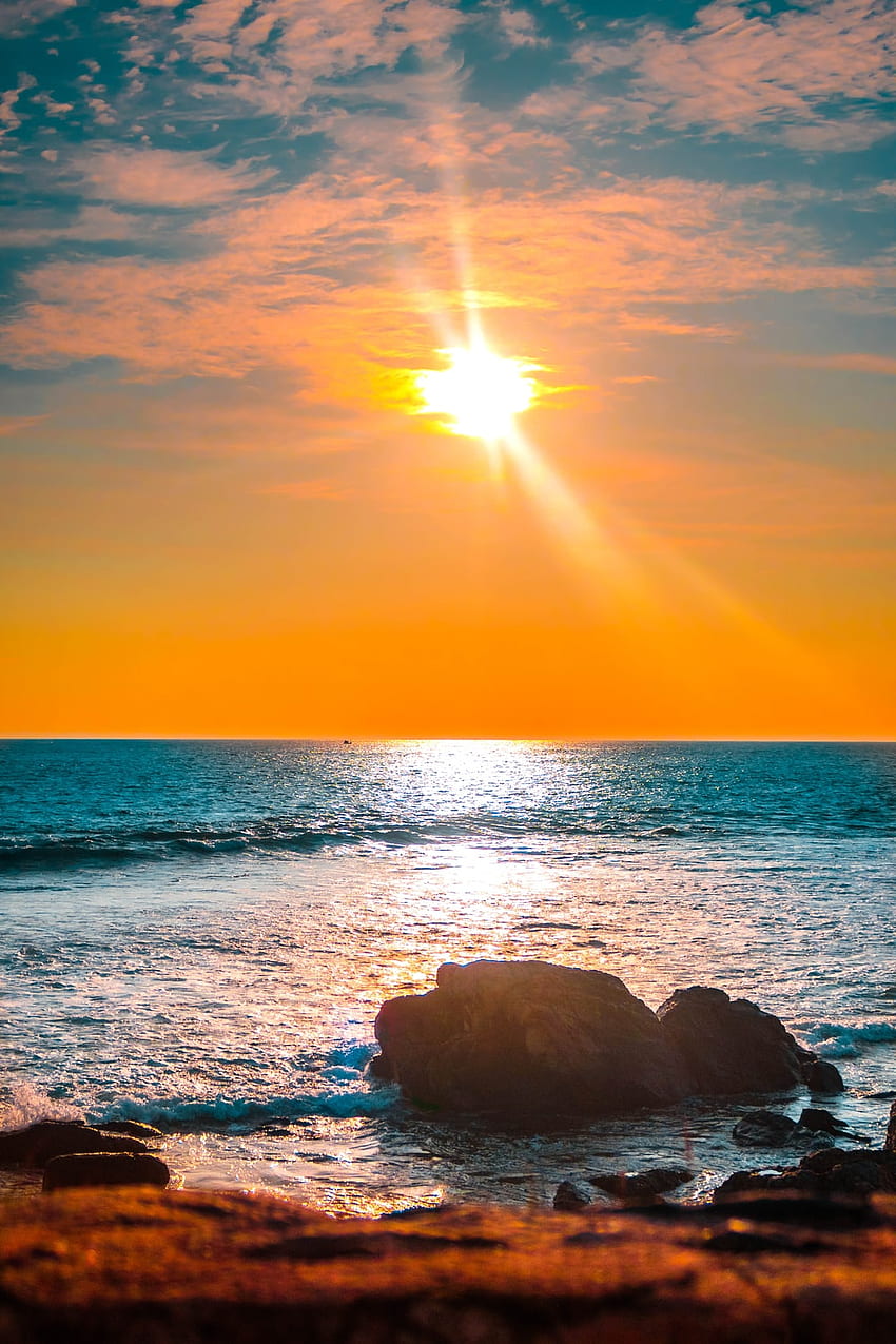 Sonnenaufgang []. & Bestand auf Unsplash, Beautiful Sun HD-Handy-Hintergrundbild