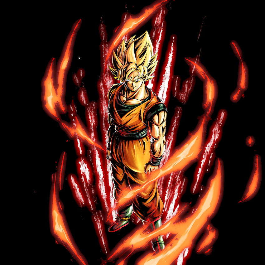 Super Saiyan Goku 57.41% True Black Amoled : R DragonballLegends, Goku ...