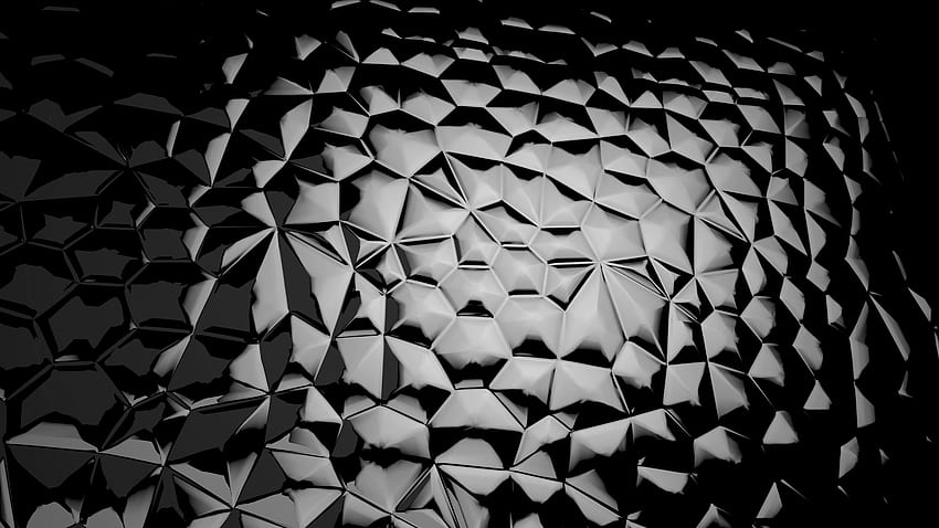 Dark glowing texture, hexagonal pattern, abstract HD wallpaper