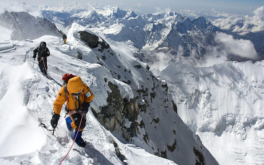 Klettern, Bergsteigen HD-Hintergrundbild