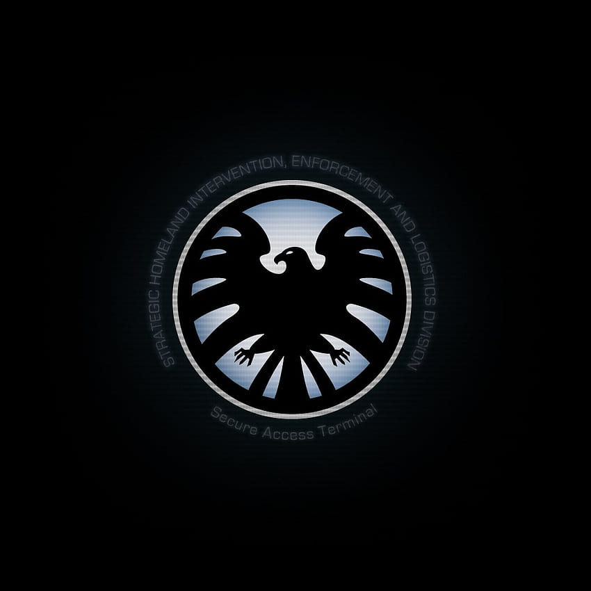 Shield Marvel, logotipo de los agentes de Shield fondo de pantalla del teléfono