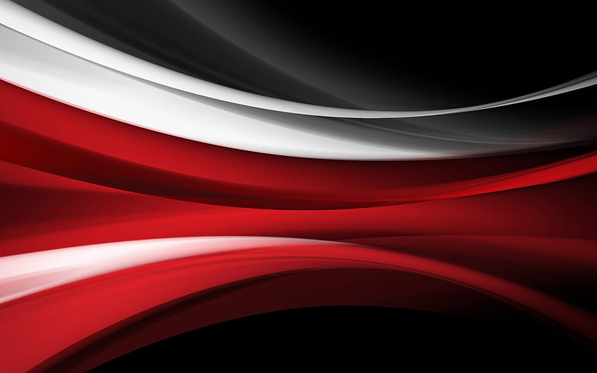 Red Trails, black, abstract, trails, red, graphics, lines HD wallpaper