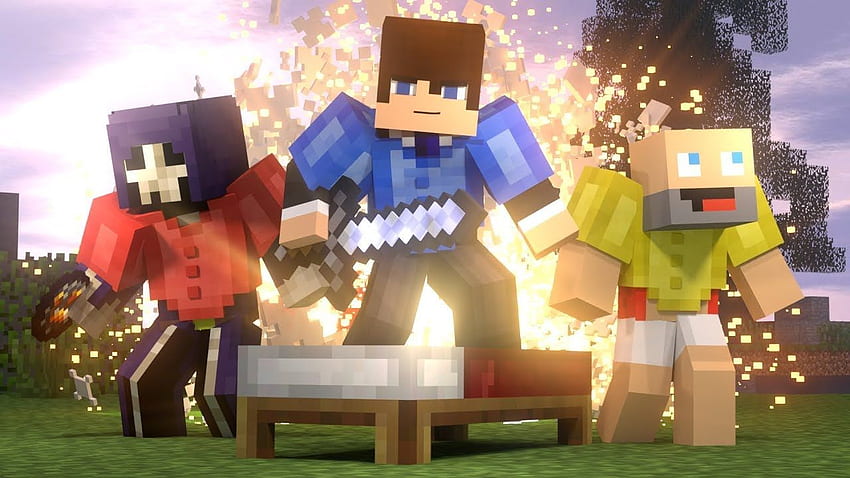 Bed Wars: FULL ANIMATION (Minecraft Animation) [Hypixel] HD wallpaper