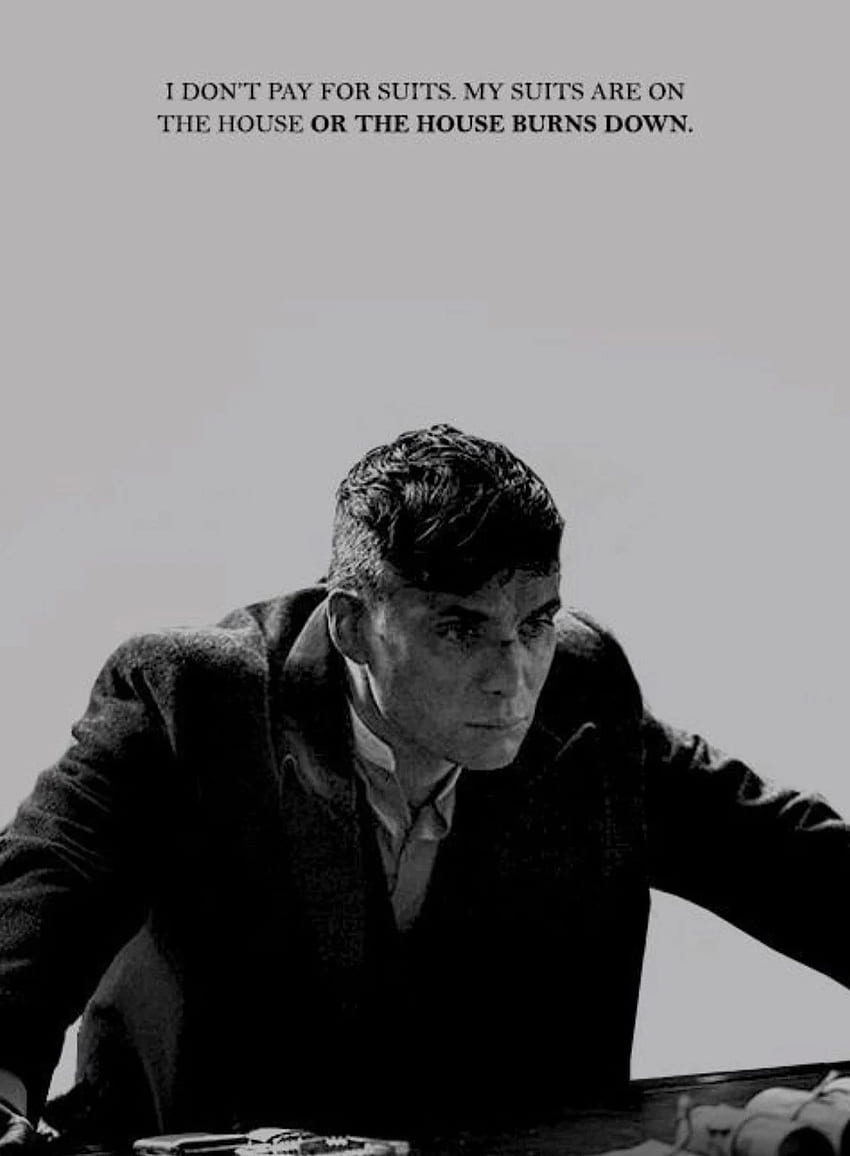Cillian Murphy as Thomas Shelby Peaky Blinders, Tommy Shelby Quotes HD phone wallpaper