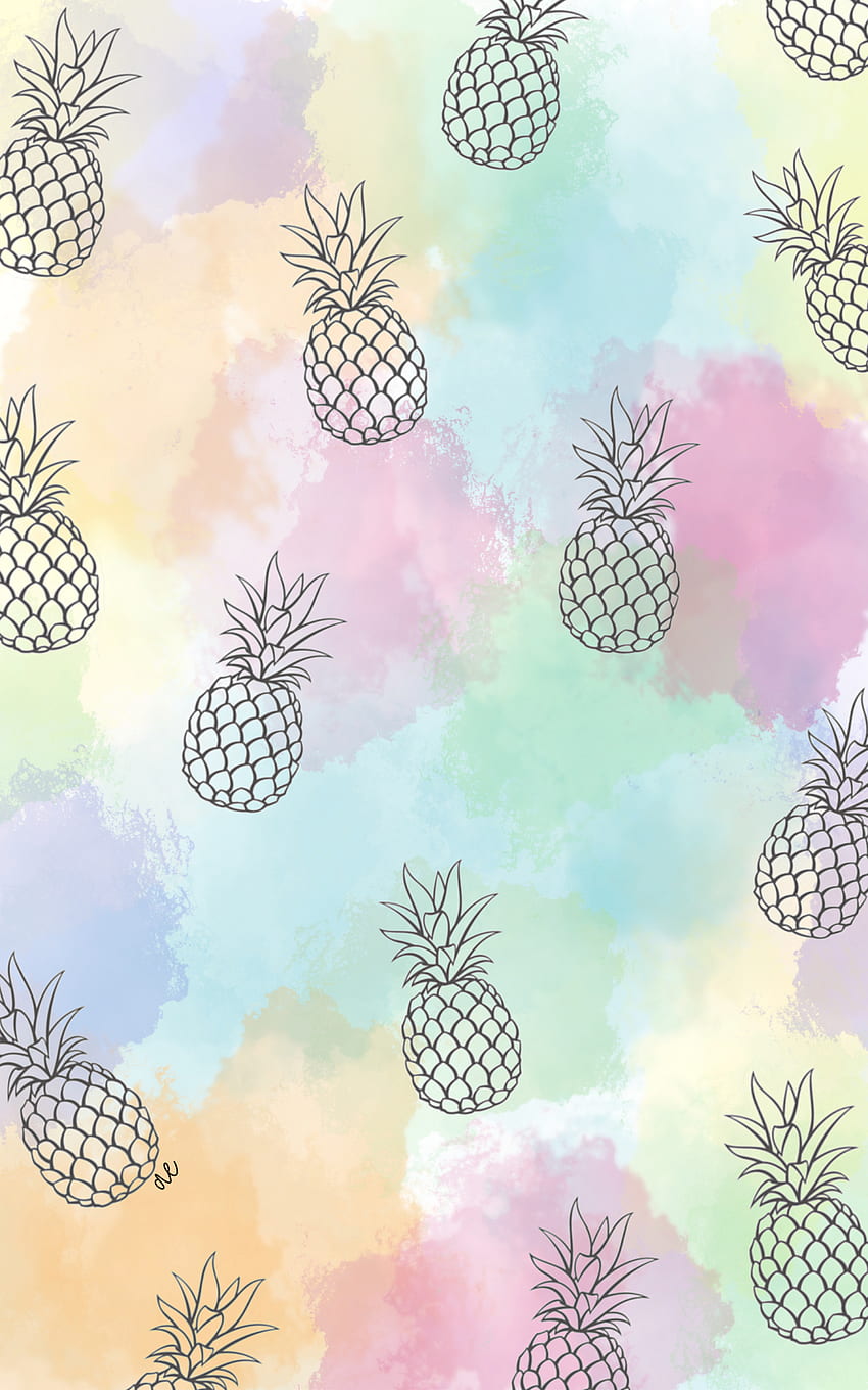 Pineapple Vacation . Pineapple , iPhone pineapple, Cute pineapple, Cute Kawaii Pineapple HD phone wallpaper