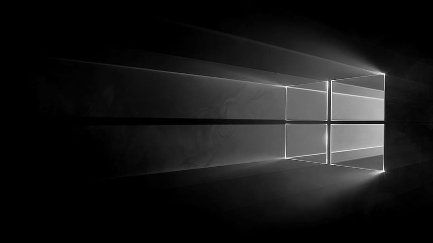 Asli. windows 10, Windows , hitam, Dark Black Windows Wallpaper HD
