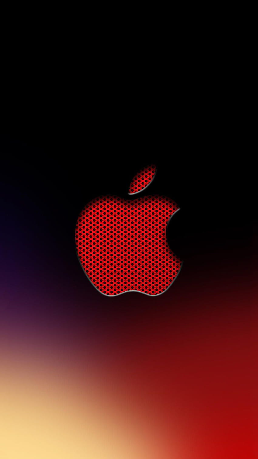 iPhone 7 Plus, vermelho e preto Papel de parede de celular HD