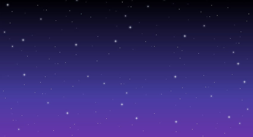 Stardew Valley Stars พื้นหลังเรียบง่ายเรียบง่าย Space Minimalism พื้นหลังสีม่วง - ความละเอียด: วอลล์เปเปอร์ HD