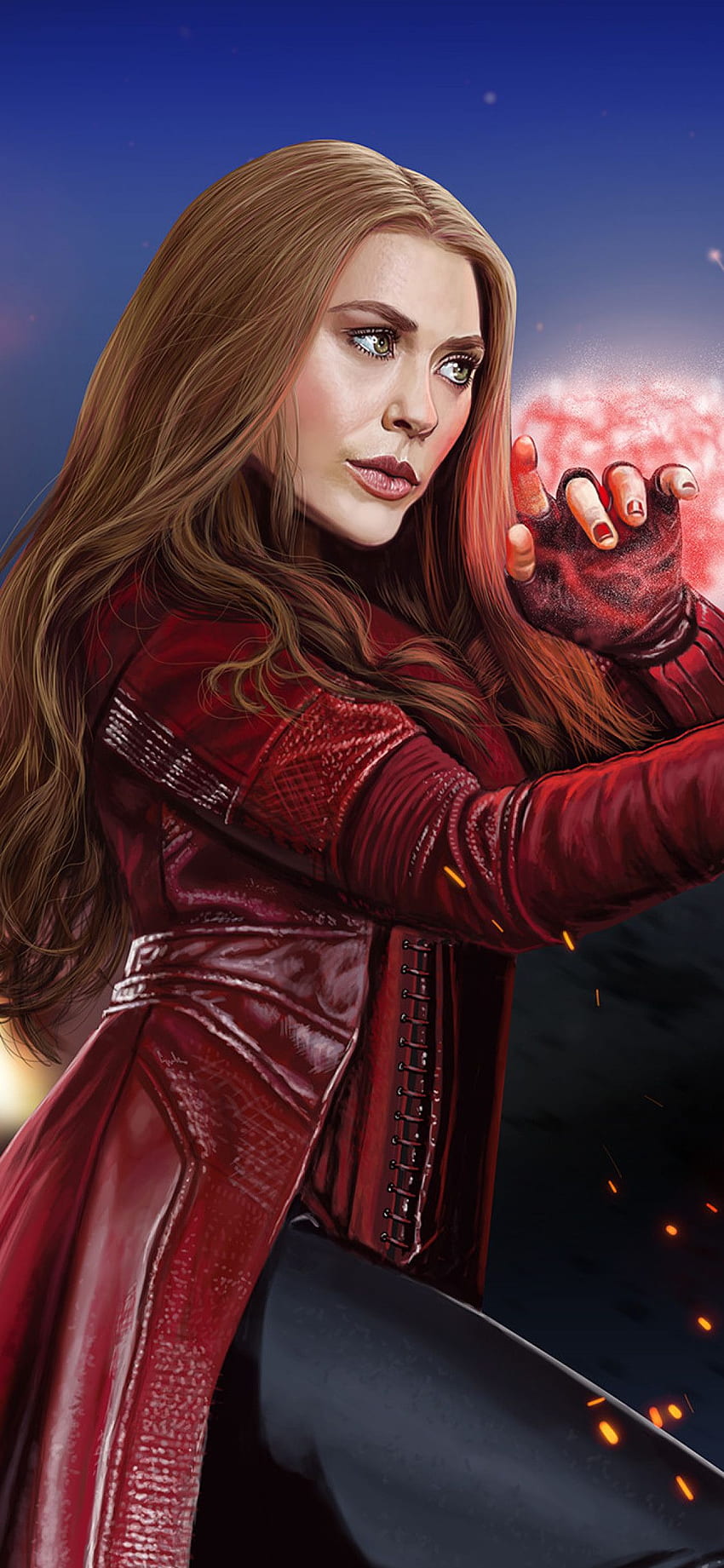 Scarlet Witch New Artwork iPhone XS, iPhone 10, iPhone X , , Background, and Pictur. Scarlet witch, Witch , Artwork, Scarlet Witch HD phone wallpaper
