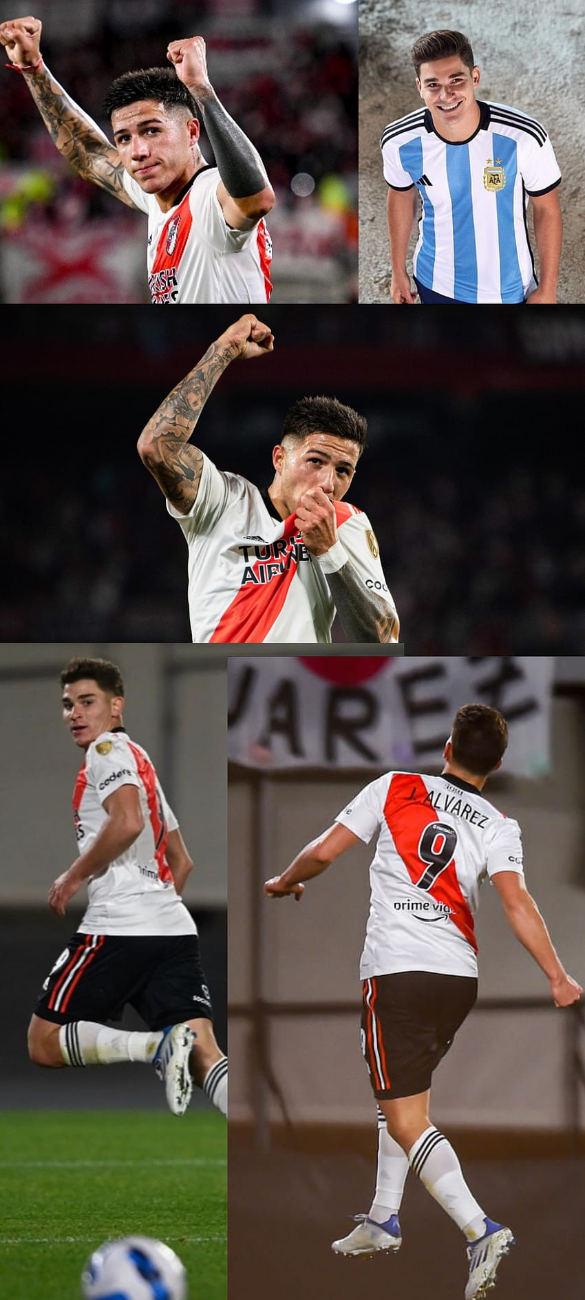 River Plate, Julian, Enzo, Fernandez, Alvarez Tapeta na telefon HD