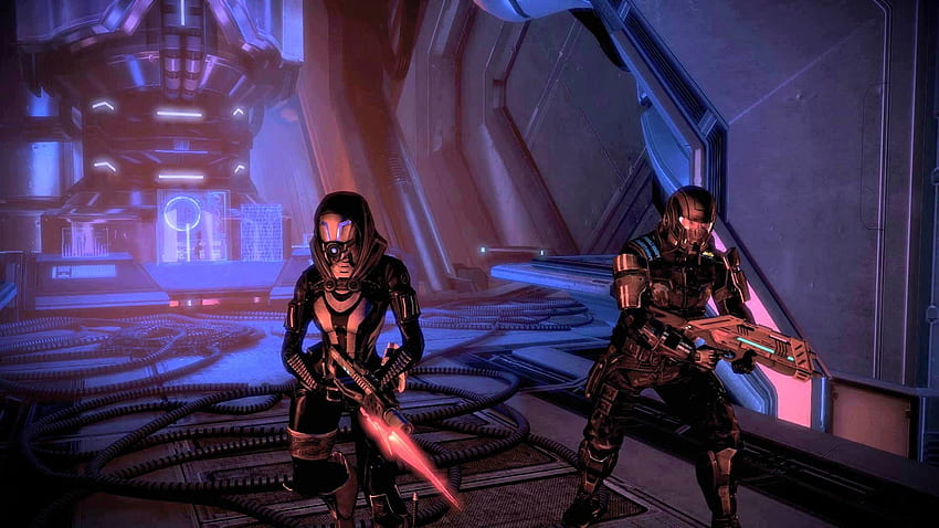 Mass Effect 3 Tali and Kaiden Ready for Battle Dreamscene Video HD wallpaper