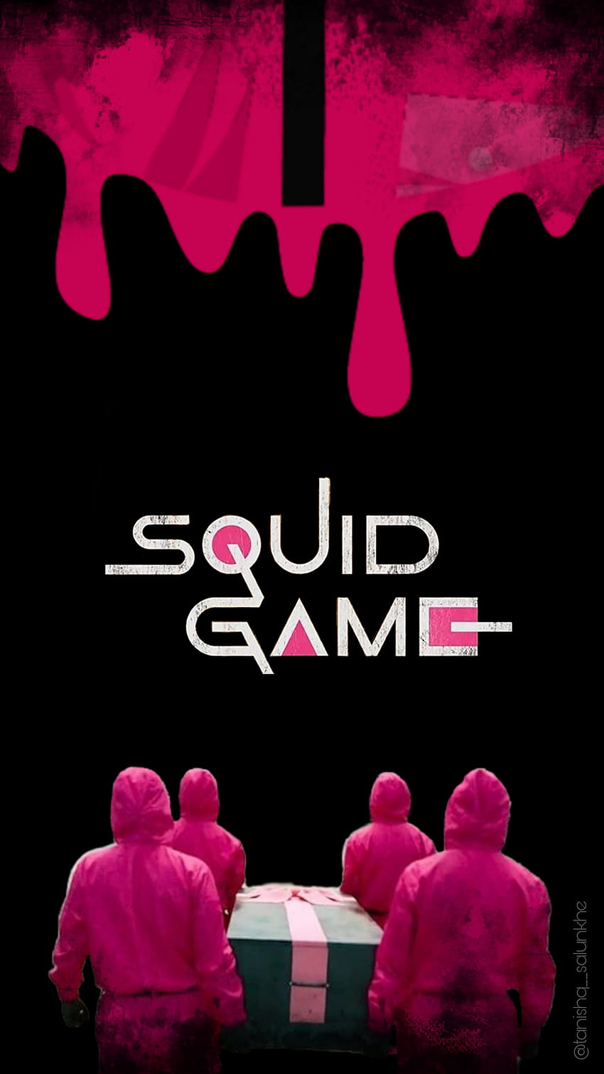 Squid Games, kdrama, ghost face, Scream, RIP, black, Halloween, korean HD phone wallpaper