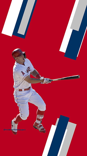 Mike Trout Wallpaper iPhone Discover more Angels, Baseball, Los Angeles  Angels, Major League Baseball, Michael Trout w…