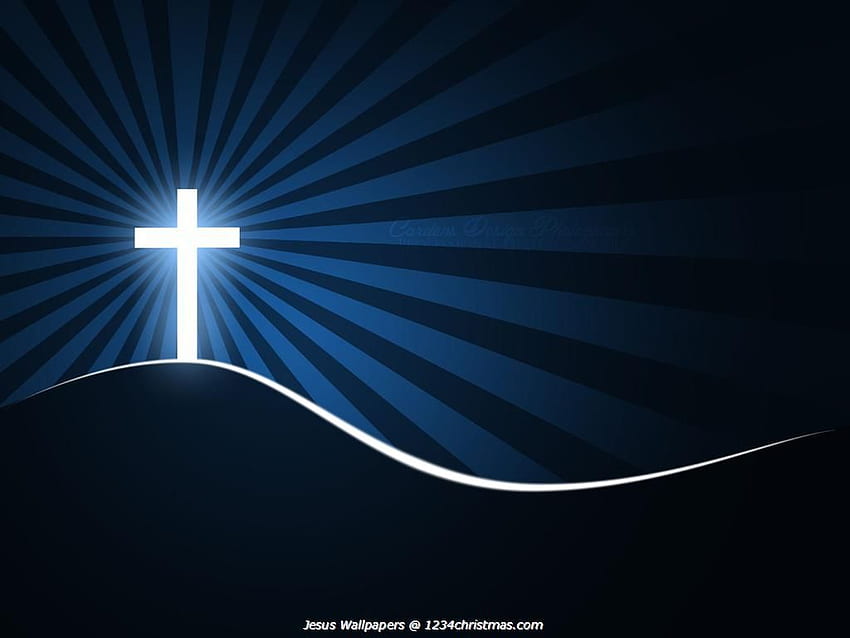 JESUS ​​IST MEIN LEBEN, Kreuz des Heiligen Geistes HD-Hintergrundbild