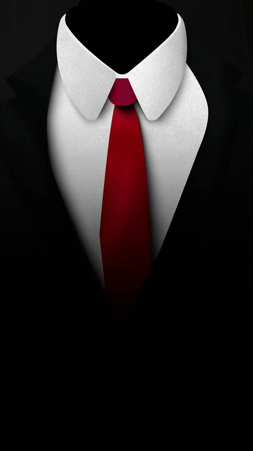 Anzug und Krawatte, schwarzer Anzug und Krawatte HD-Handy-Hintergrundbild
