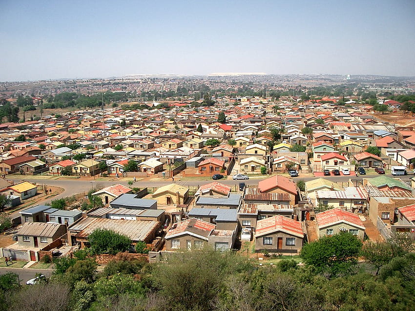Soweto Township. View from Oppenheimer Tower. I like all th HD wallpaper