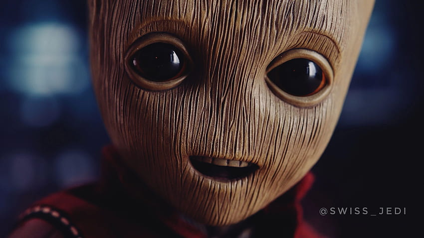 Little Baby Groot Superheroes , , Seni Digital , Baby Groot , Karya Seni. Baby Groot, Untuk Pc, Pc Wallpaper HD