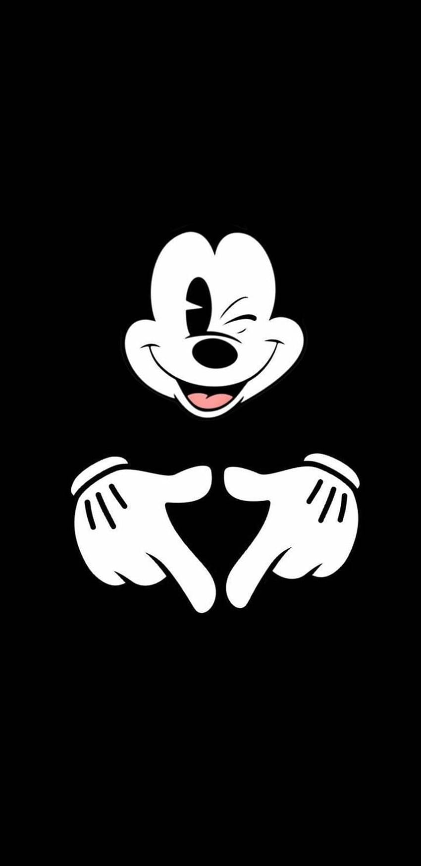 iPhone do Mickey Mouse - , Fundo do iPhone do Mickey Mouse no morcego, Minnie Mouse preta Papel de parede de celular HD