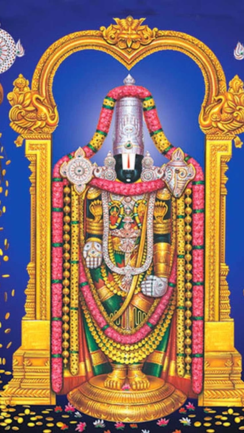Tirupati Balaji พระเจ้า วอลล์เปเปอร์โทรศัพท์ HD